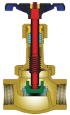 Example of Valve Produced by Brass and Bronze Casting